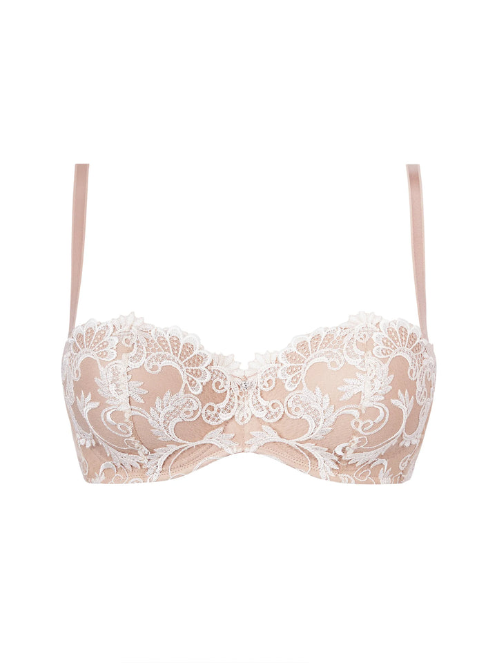 Lise Charmel - Sujetador Floral Sin Tirantes Ambre Nacre