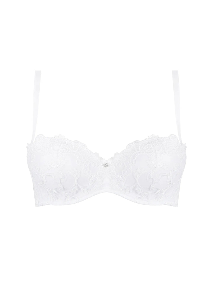 Lise Charmel - Dressing Floral Strapless Bra Blanc