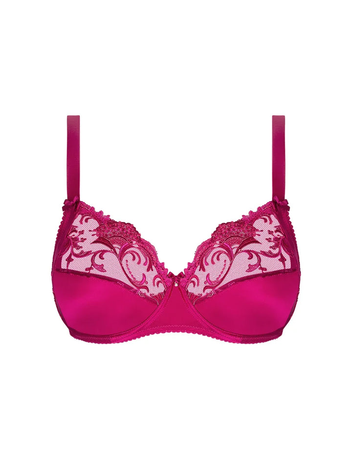 Lise Charmel - Splendeur Soie 3 Parts Full Cup Bra Splendeur Carmin
