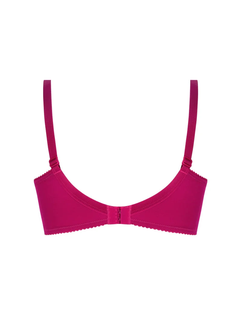 Lise Charmel - Splendeur Soie 3 Parts Full Cup Bra Splendeur Carmin