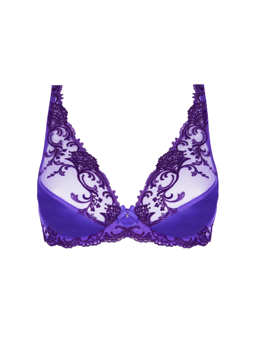 Lise Charmel - Reggiseno push-up Splendeur Soie Glam Ocean Bleu