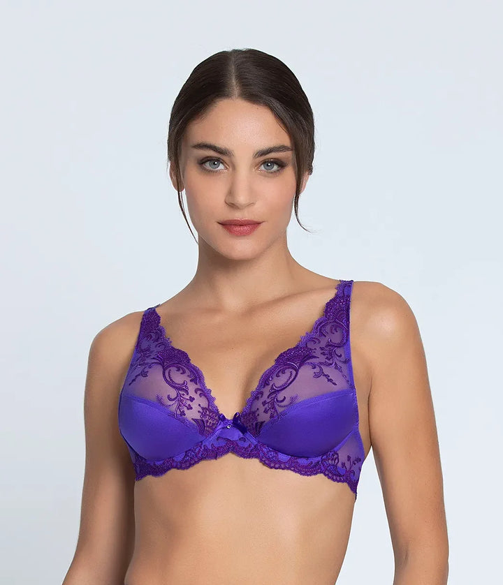 Lise Charmel - Splendeur Soie Glam Push-Up Bra Ocean Bleu