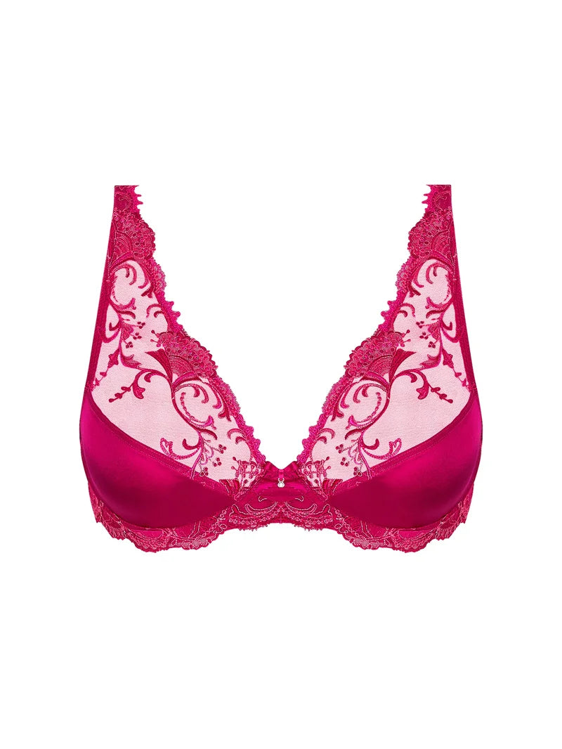 Lise Charmel - Splendeur Soie Glam Push-Up Bra Splendeur Carmin