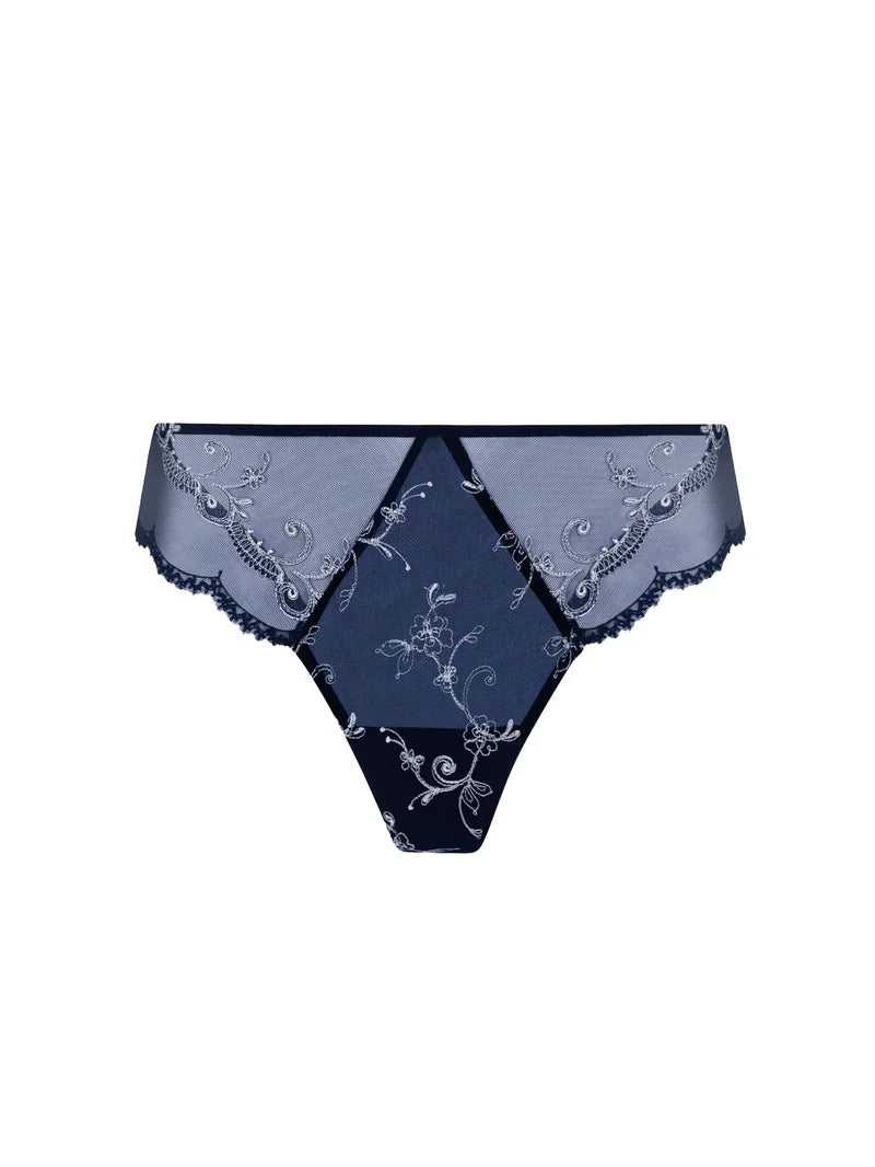 Lise Charmel - Deesse En Glam Thong Marine Argent