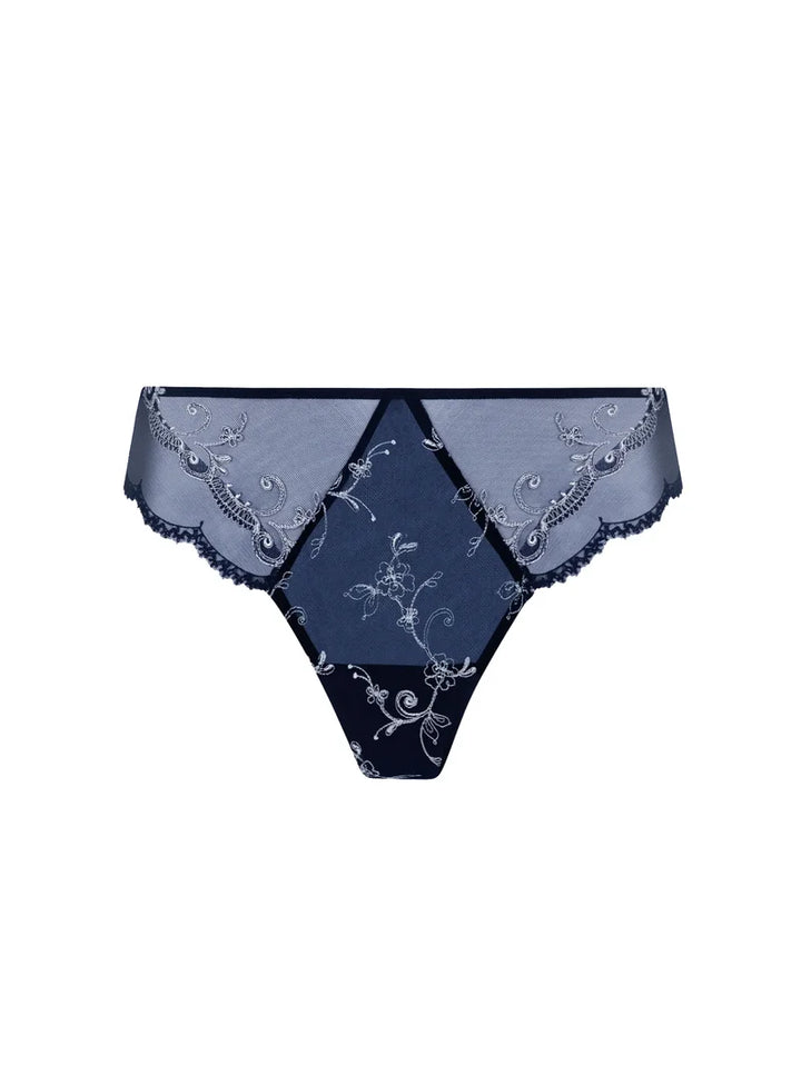 Lise Charmel - Deesse En Glam Thong Marine Argent