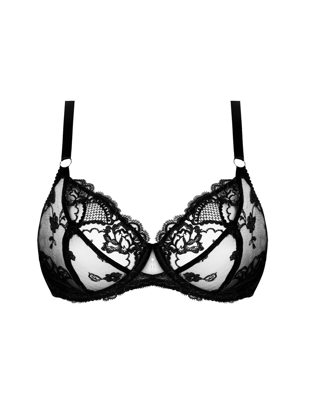 Lise Charmel - Sublime En Dentelle 3/4 Cup Balconette Bra Noir