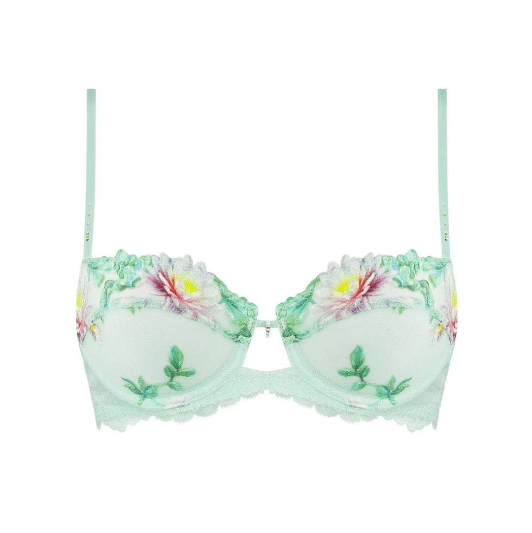 Lise Charmel Amour Nymphea Half Cup Bra - Jade Aqua Half Cup Bra Lise Charmel 