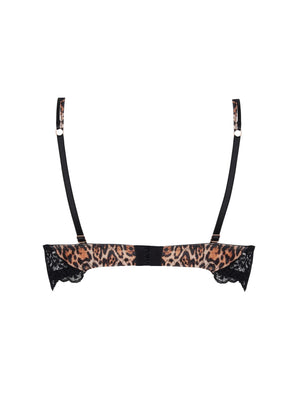 Lise Charmel - Fauve Amour Half Cup Plunge Bra Ambre Panthere