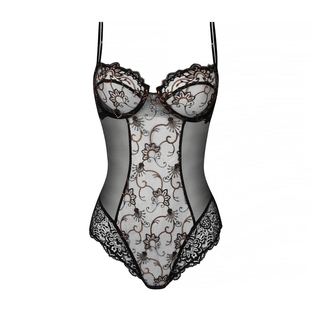 Lise Charmel - Fauve Amour Thong Bodysuit Ambre Panthere