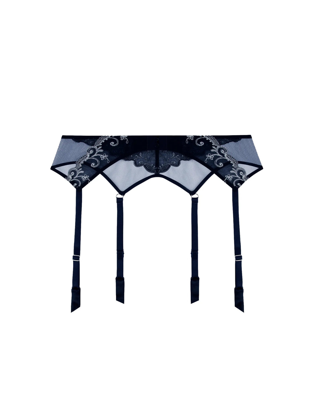 【LISE CHARMEL】新作ショートベスト★Deesse en Glam Lise Charmel - Deesse En Glam Suspender Belt Marine Argent