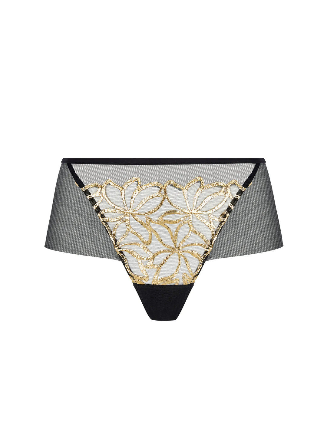 Lise Charmel - Eclats D'Or Boyshort Noir Or