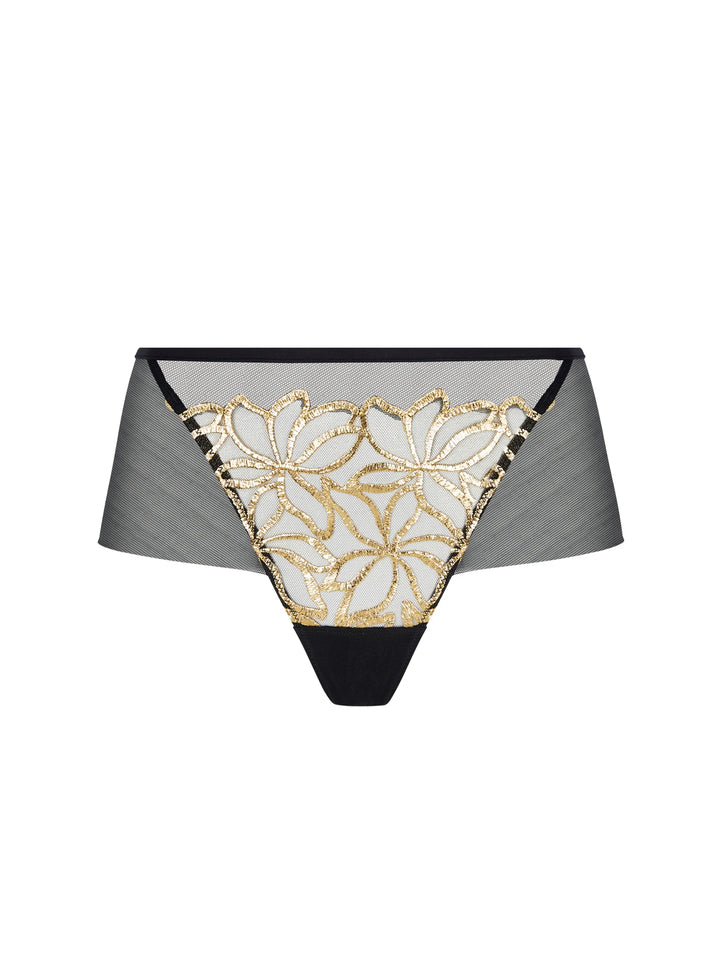 Lise Charmel - Eclats D'Or Boyshort Noir Or