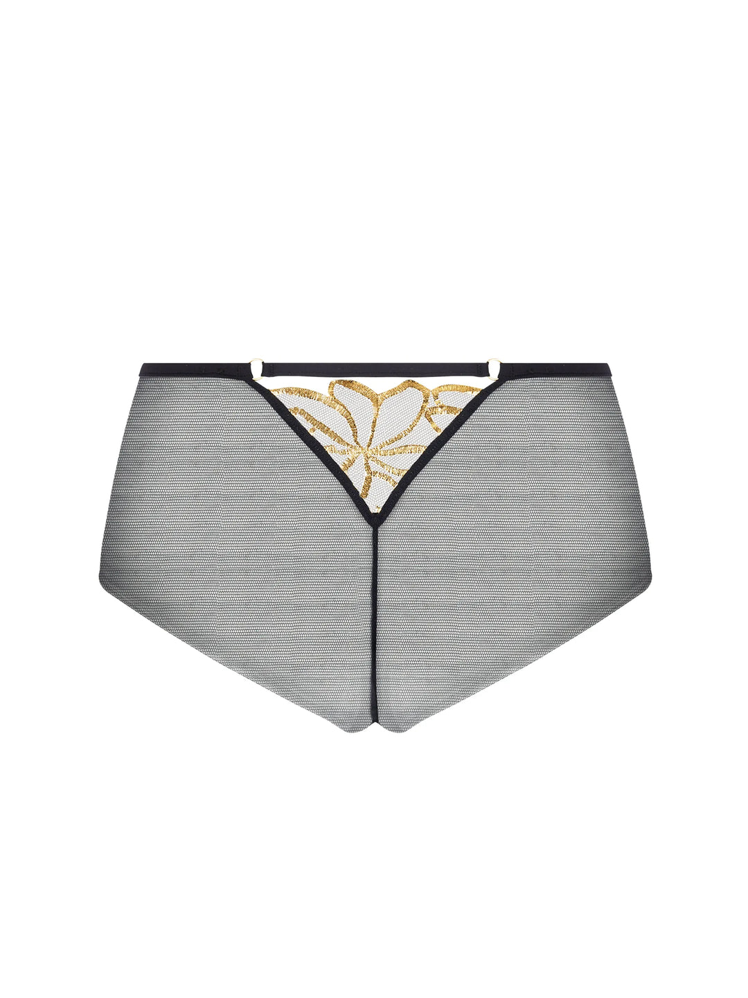 Lise Charmel - Eclats D'Or Boyshort Noir Or