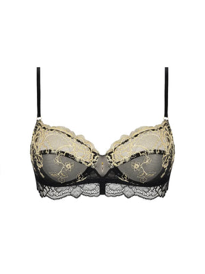 Lise Charmel - Sublime En Or Half Cup Bra Noir Eclat