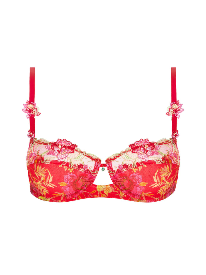 Lise Charmel - Foret Rubis Half Cup Bra Santal Rouge