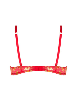 Lise Charmel - Foret Rubis Half Cup Bra Santal Rouge