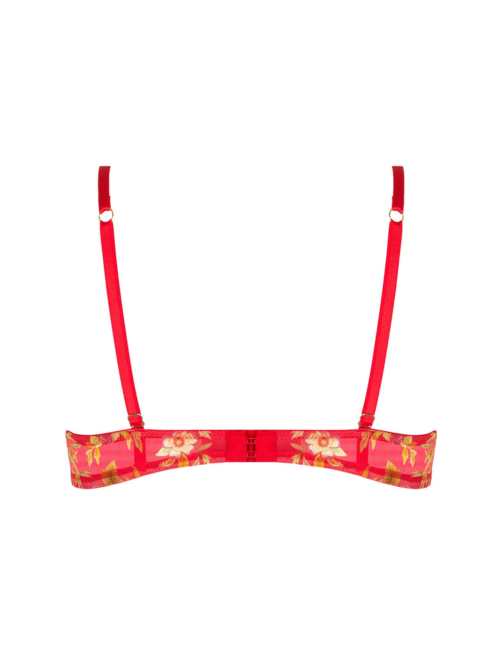 Lise Charmel - Foret Rubis Half Cup Bra Santal Rouge