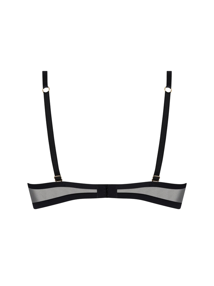 Lise Charmel - Eclats D'Or Half Cup Bra Noir Or