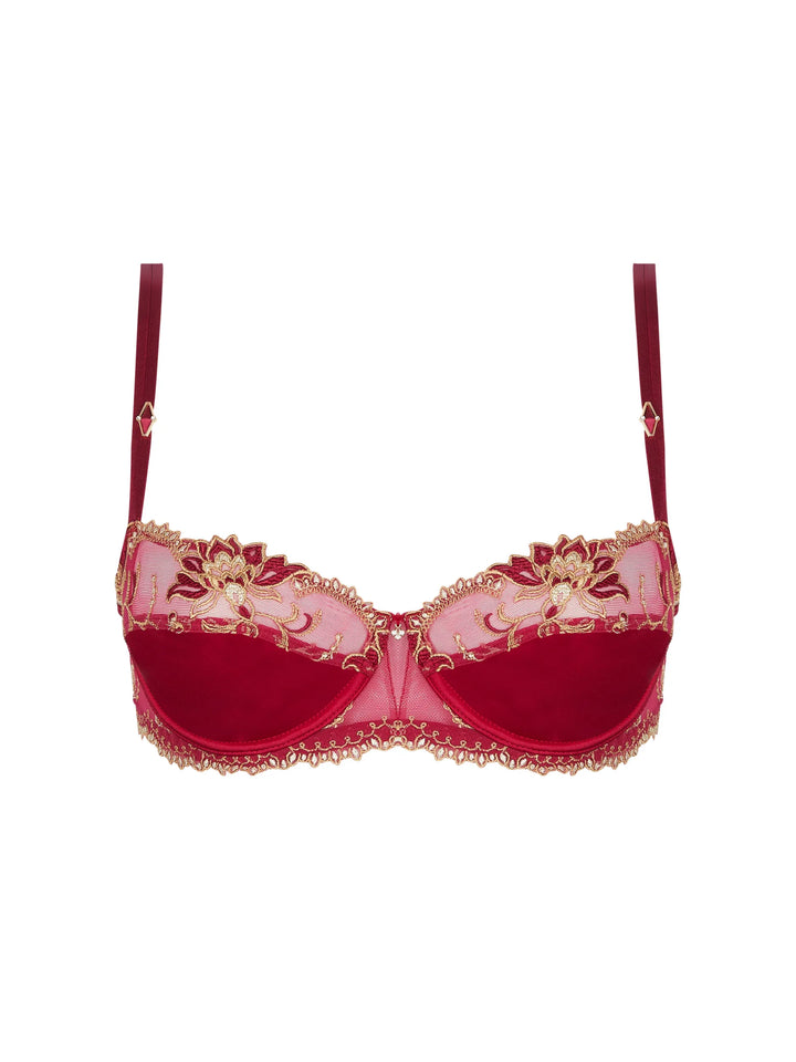 Lise Charmel - Eblouissante Icone Half Cup Bra Or Rubis