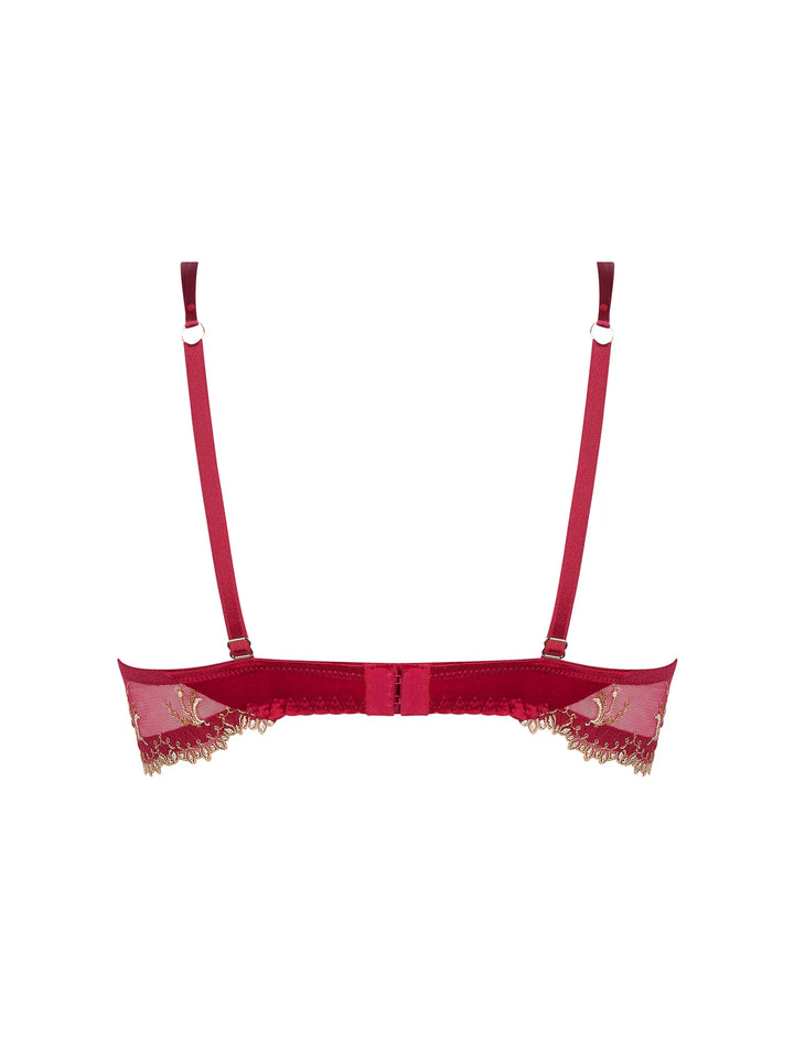 Lise Charmel - Eblouissante Icone Half Cup Bra Or Rubis
