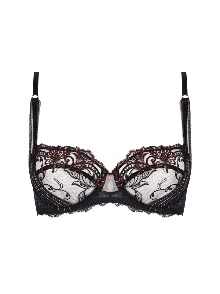 Lise Charmel - Charme Secret Half Cup Bra Charme Noir