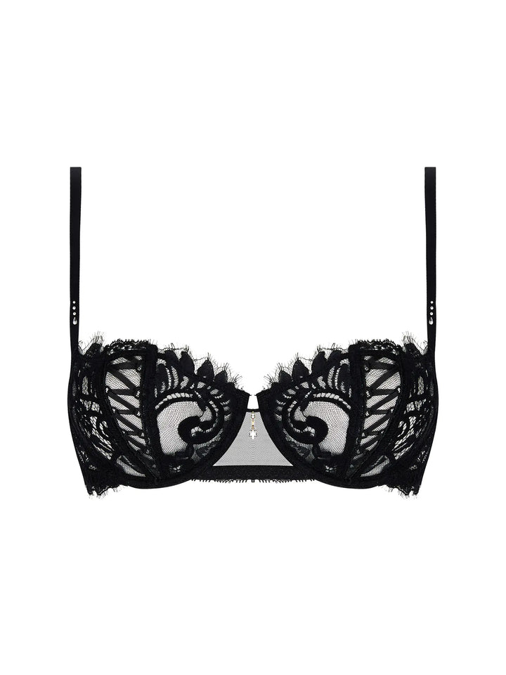 Lise Charmel - Desirs De Venise Vertical Seam Half Cup Bra Noir