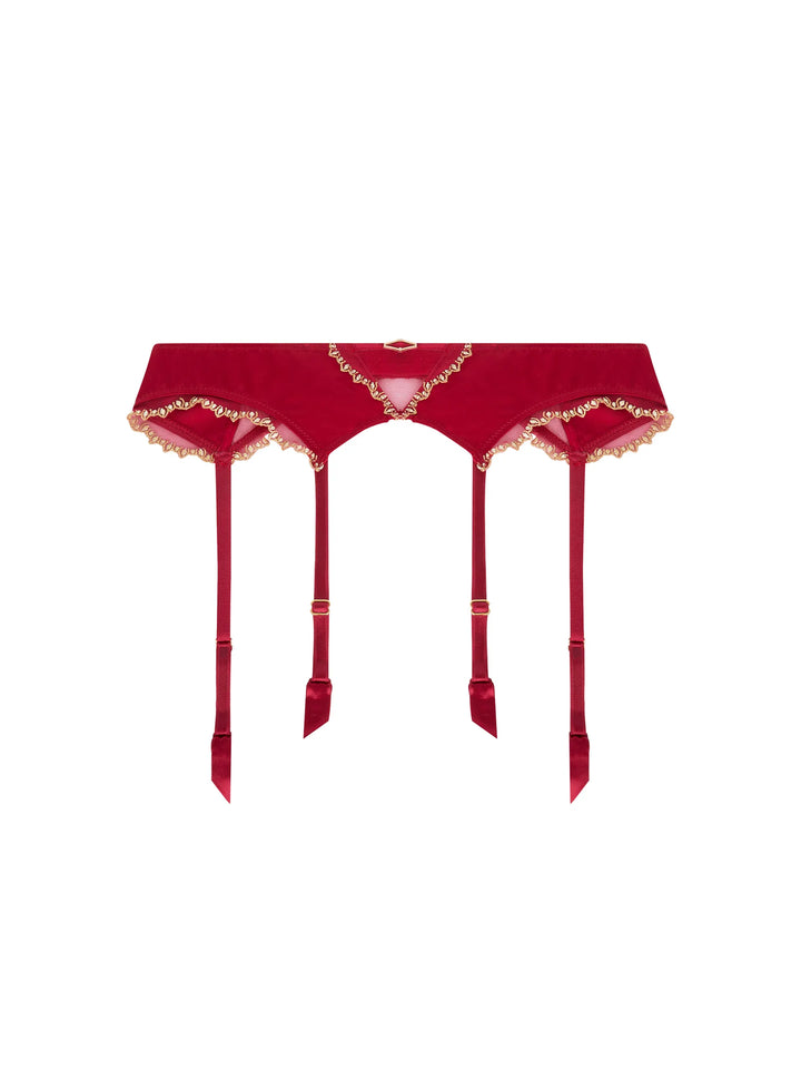 Lise Charmel - Eblouissante Icone Suspender Belt Or Rubis