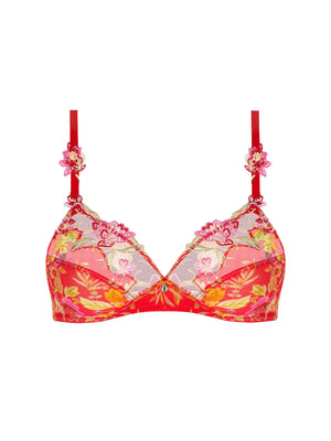 Lise Charmel - Foret Rubis Wireless Triangle Bra Santal Rouge