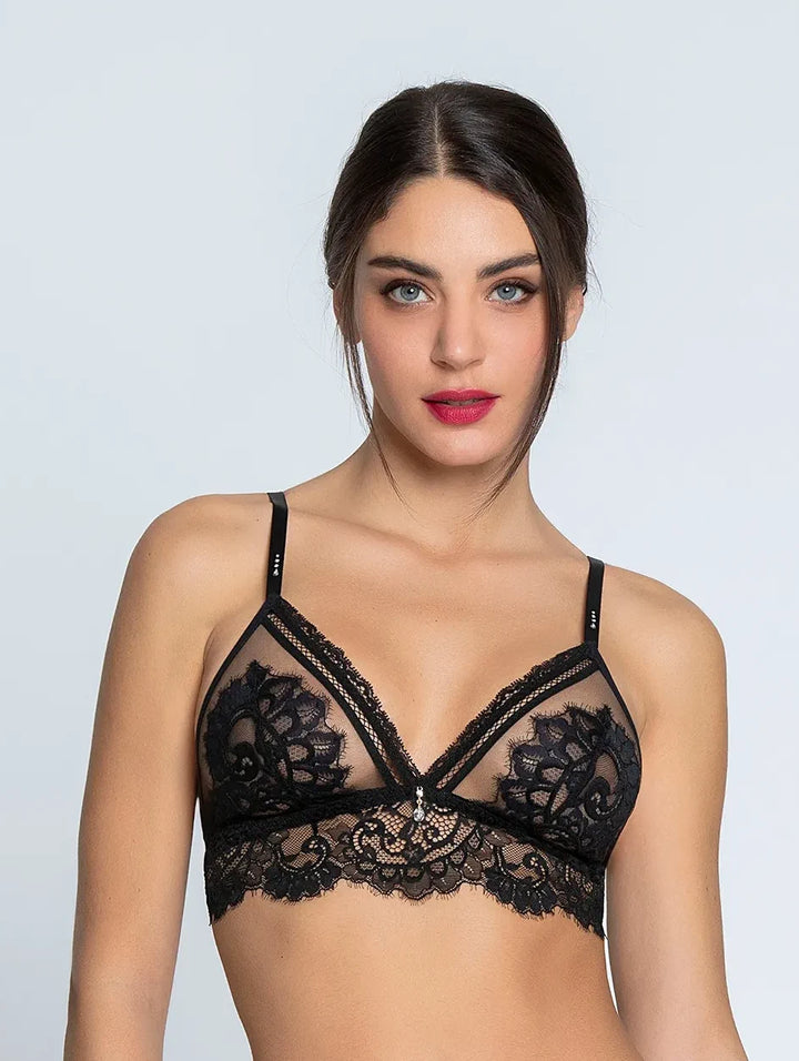 Lise Charmel - Desirs De Venise Wireless Triangle Bra Noir