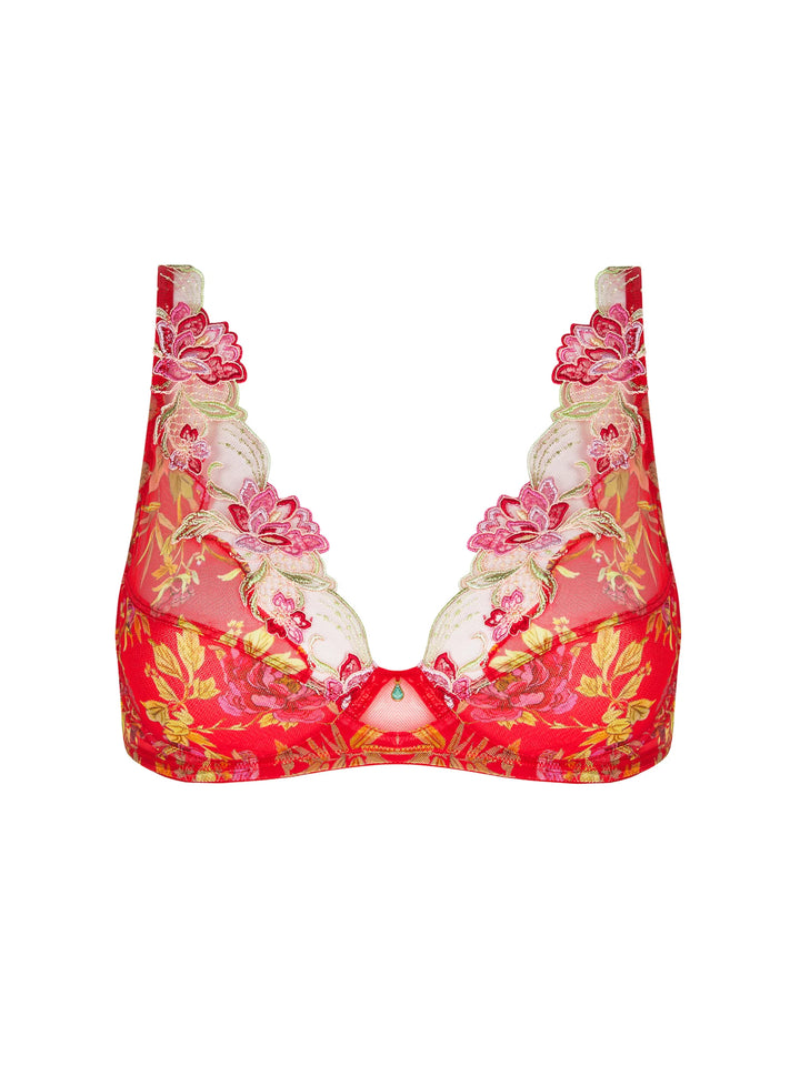 Lise Charmel - Foret Rubis Glam Push Up Bra Santal Rouge