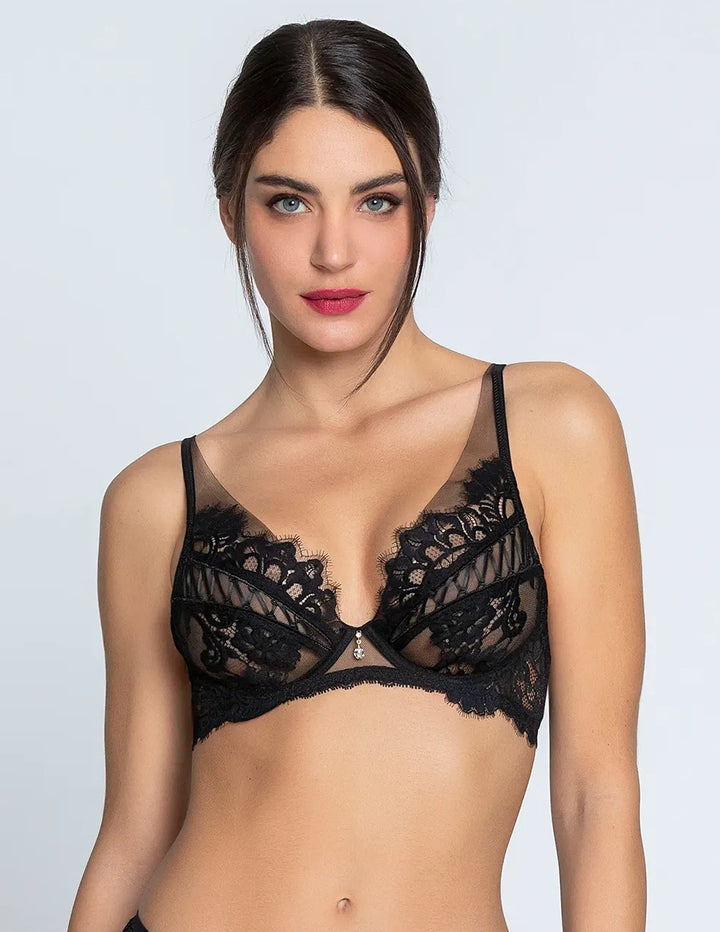 Lise Charmel - Desirs De Venise Glam Push Up Bra Noir