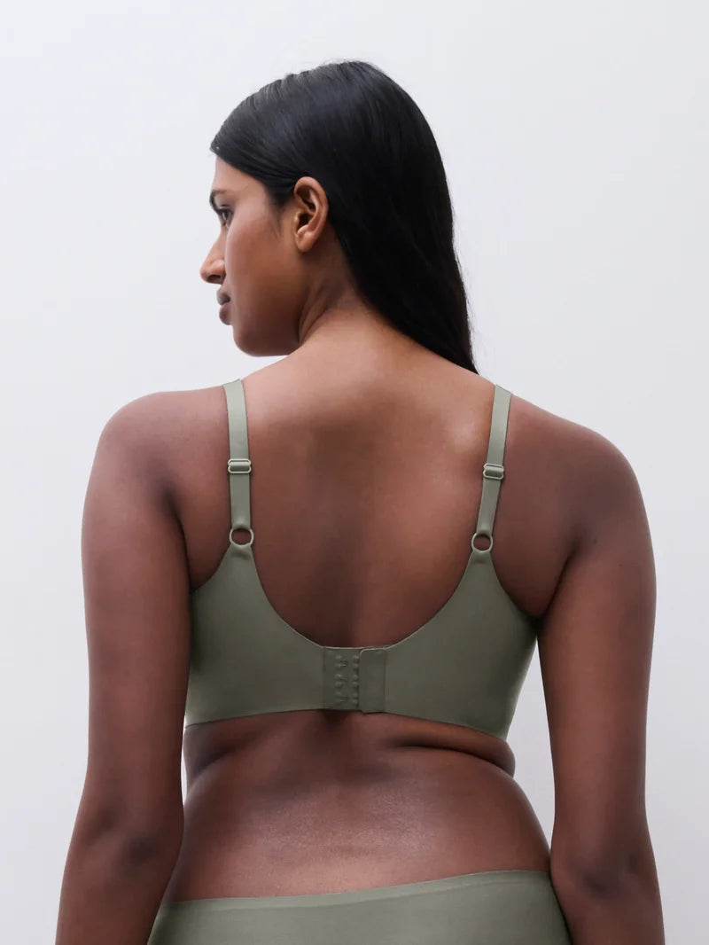 Chantelle - Softstretch Power Plunge Wirefree Bra Vert Argile