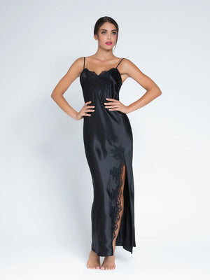 Lise Charmel - Splendeur Soie Long Nighty Noir