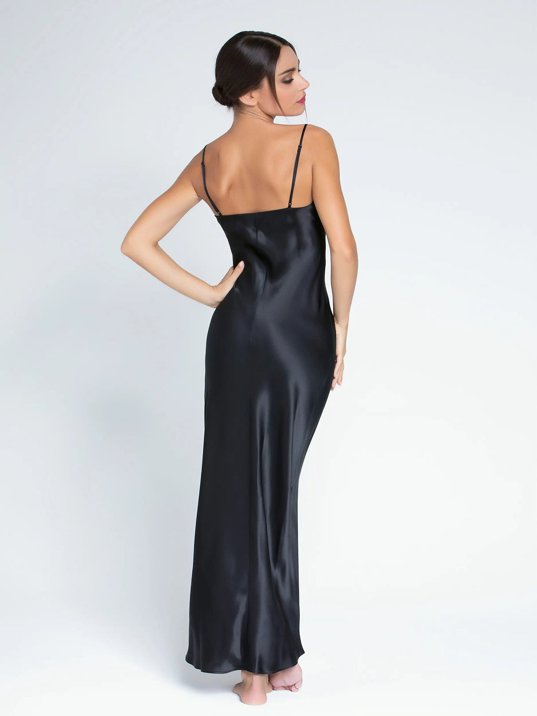 Lise Charmel - Splendeur Soie Long Nighty Noir