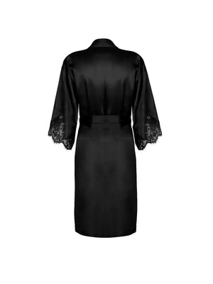 Lise Charmel - Splendeur Soie Mid-Length Negligee Gown Noir