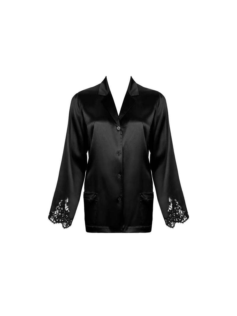 Lise Charmel - Splendeur Soie Pyjama Jacket Noir