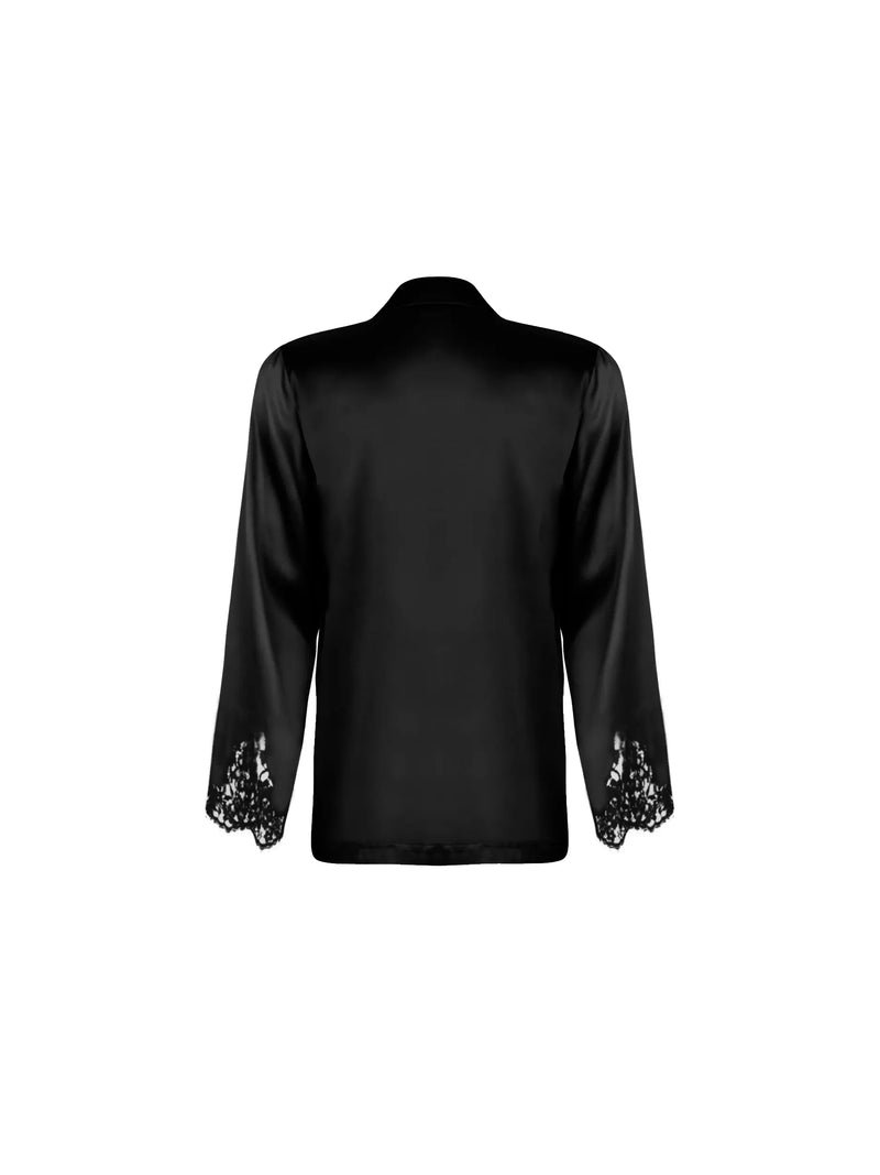 Lise Charmel - Splendeur Soie Pyjama Jacket Noir