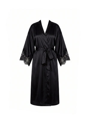 Lise Charmel - Splendeur Soie Long Robe Noir