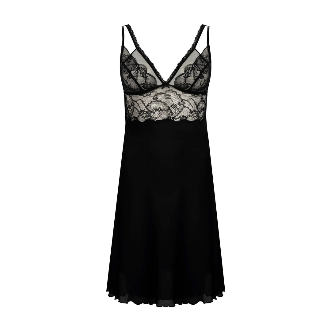 Lise Charmel - Camicia da notte Feerie Couture Noir Nighty Lise Charmel