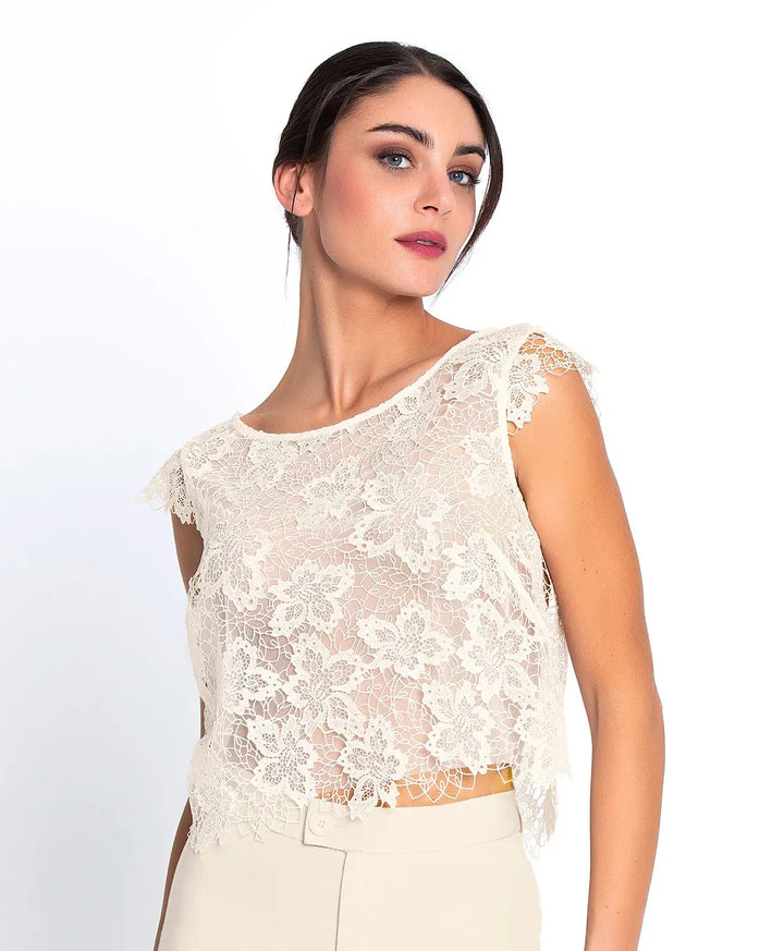 Lise Charmel - Princesse Iris Blouse Ecru Nacre