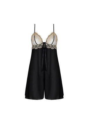 Lise Charmel - Sublime En Or Babydoll Noir Eclat