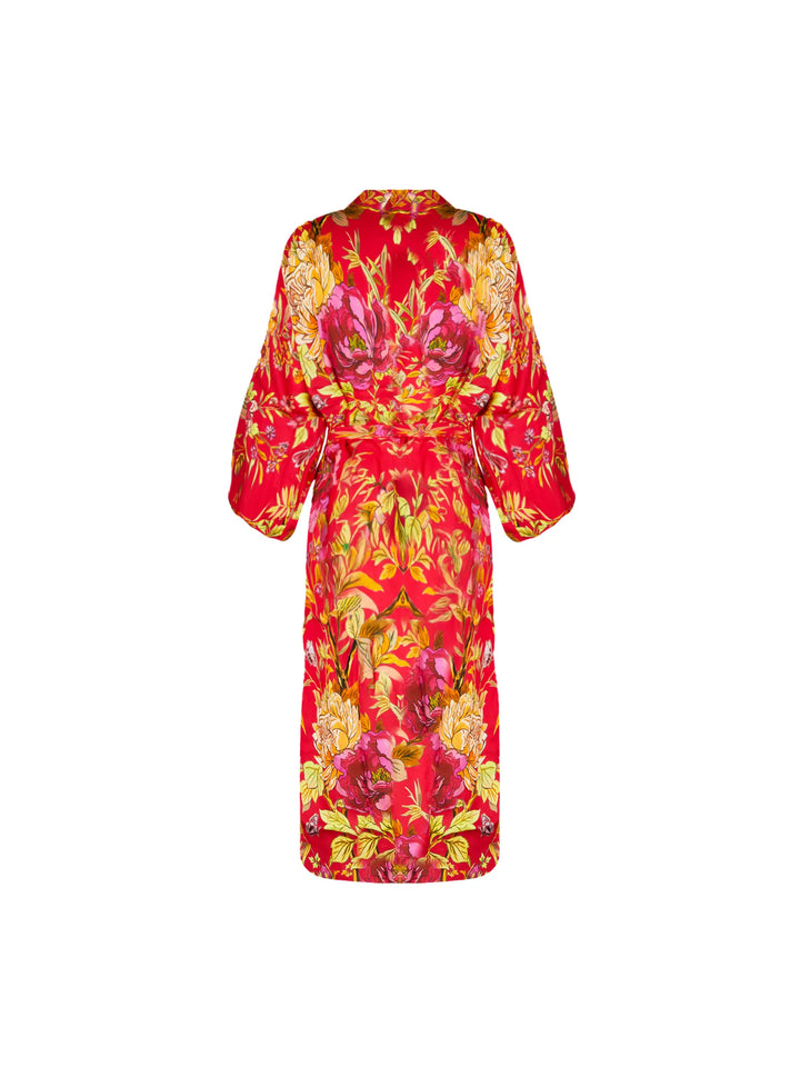 Lise Charmel - Foret Rubis Mid-Length Negligee Gown Santal Rouge