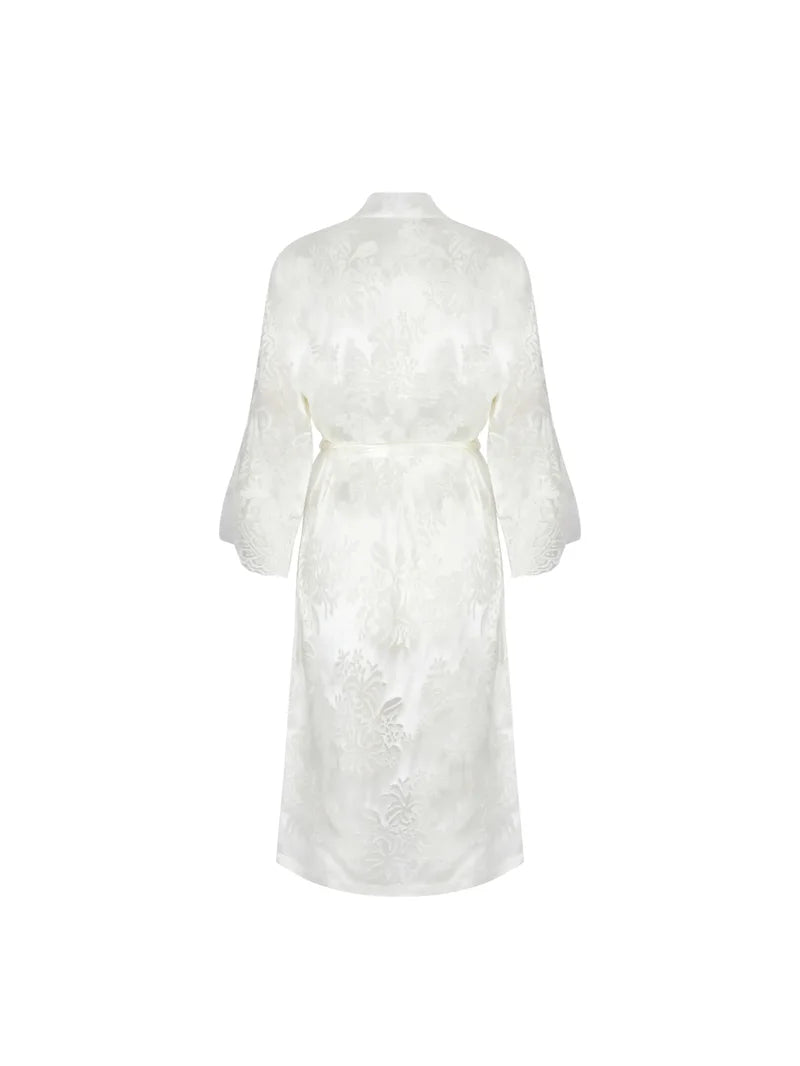 Lise Charmel - Bellissime Amour Mid-Length Negligee Gown Ecru Nacre