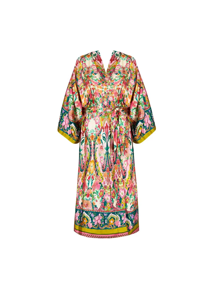 Lise Charmel - Libertine En Fleurs Mid-Length Negligee Gown Libre Eclosion