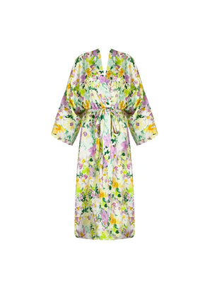 Lise Charmel - L’amour Au Soleil Mid-Length Negligee Gown Soleil En Fleurs