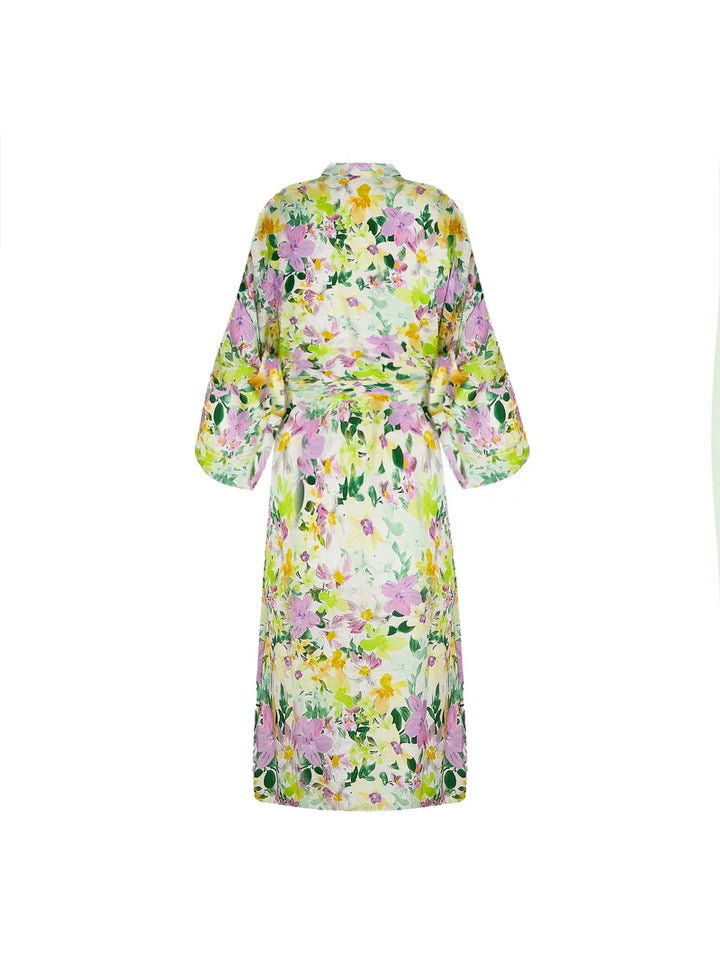 Lise Charmel - L’amour Au Soleil Mid-Length Negligee Gown Soleil En Fleurs