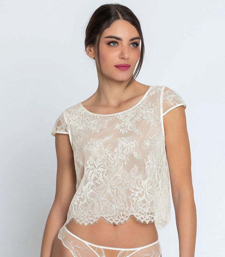 Lise Charmel - Bellissime Amour Blouse Ecru Nacre