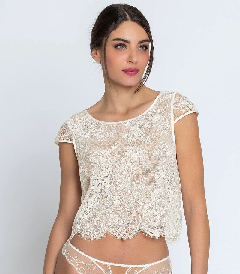 Lise Charmel - Bellissime Amour Blouse Ecru Nacre