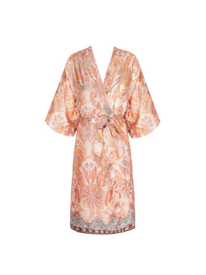 Lise Charmel - Voyage Splendeur Mid-Length Negligee Gown Charme Peche