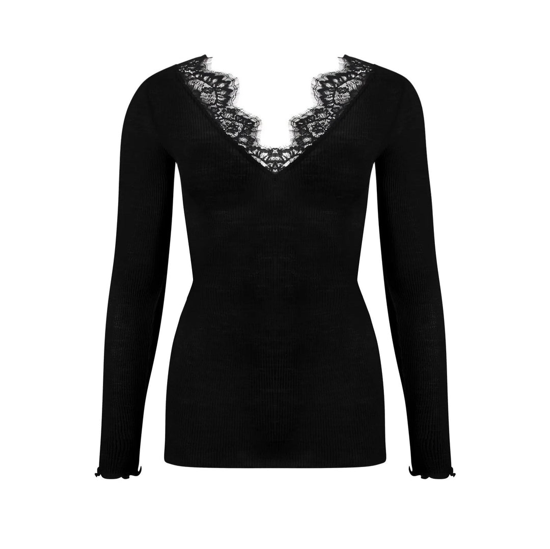 Lise Charmel - Haut Manches Longues Plaisir Caresse Noir Top Lise Charmel